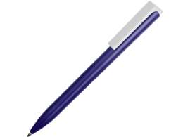 Ручка пластиковая шариковая "Fillip", цвет белый с синим